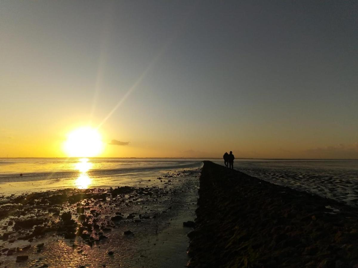 Haus Meererleben - Urlaub Mit Hund An Der Nordsee Schweiburg Dış mekan fotoğraf